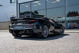 Used 2016 Mclaren 675LT Spider Fire Black - Interior and Exterior details 10