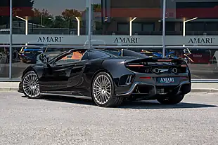 Used 2016 Mclaren 675LT Spider Fire Black - Interior and Exterior details 3