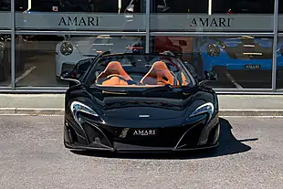 Used 2016 Mclaren 675LT Spider Fire Black - Interior and Exterior details 5