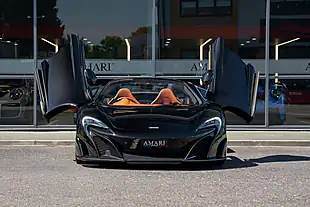 Used 2016 Mclaren 675LT Spider Fire Black - Interior and Exterior details 6