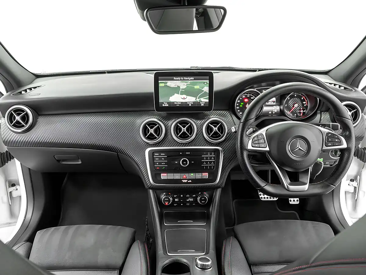 Used 2016 Mercedes a-Class AMG Line (premium) Cirrus White - Interior and Exterior details 12