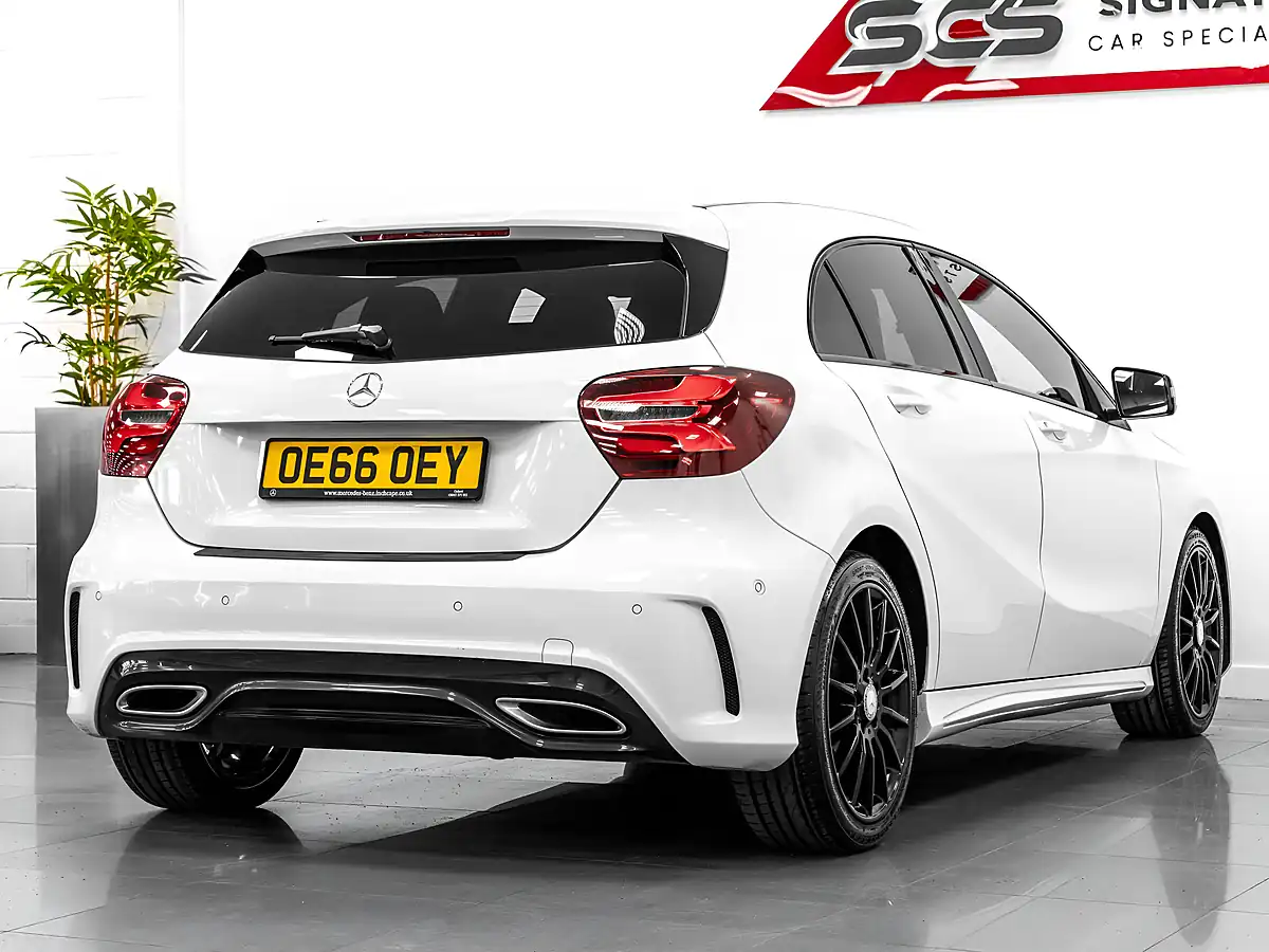 Used 2016 Mercedes a-Class AMG Line (premium) Cirrus White - Interior and Exterior details 3