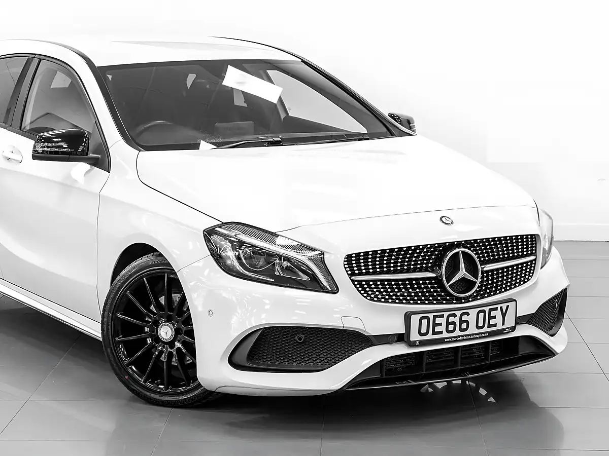 Used 2016 Mercedes a-Class AMG Line (premium) Cirrus White - Interior and Exterior details 8