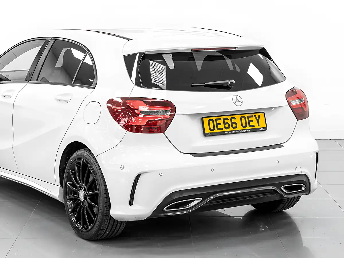 Used 2016 Mercedes a-Class AMG Line (premium) Cirrus White - Interior and Exterior details 9