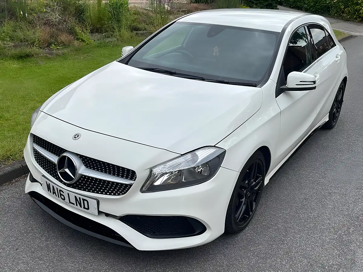 Used 2016 Mercedes a Class AMG Line White - Interior and Exterior details 12