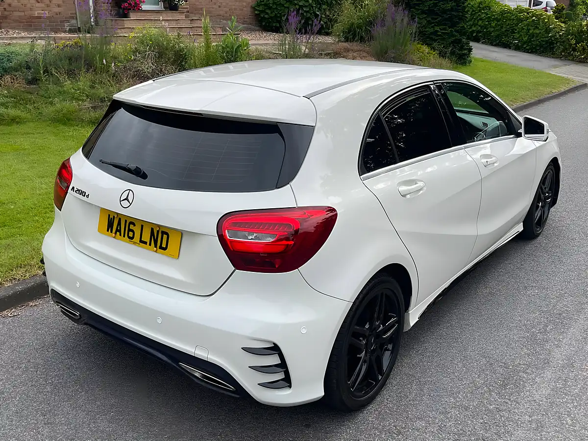 Used 2016 Mercedes a Class AMG Line White - Interior and Exterior details 13
