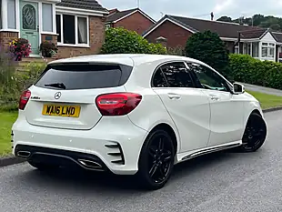 Used 2016 Mercedes a Class AMG Line White - Interior and Exterior details 2
