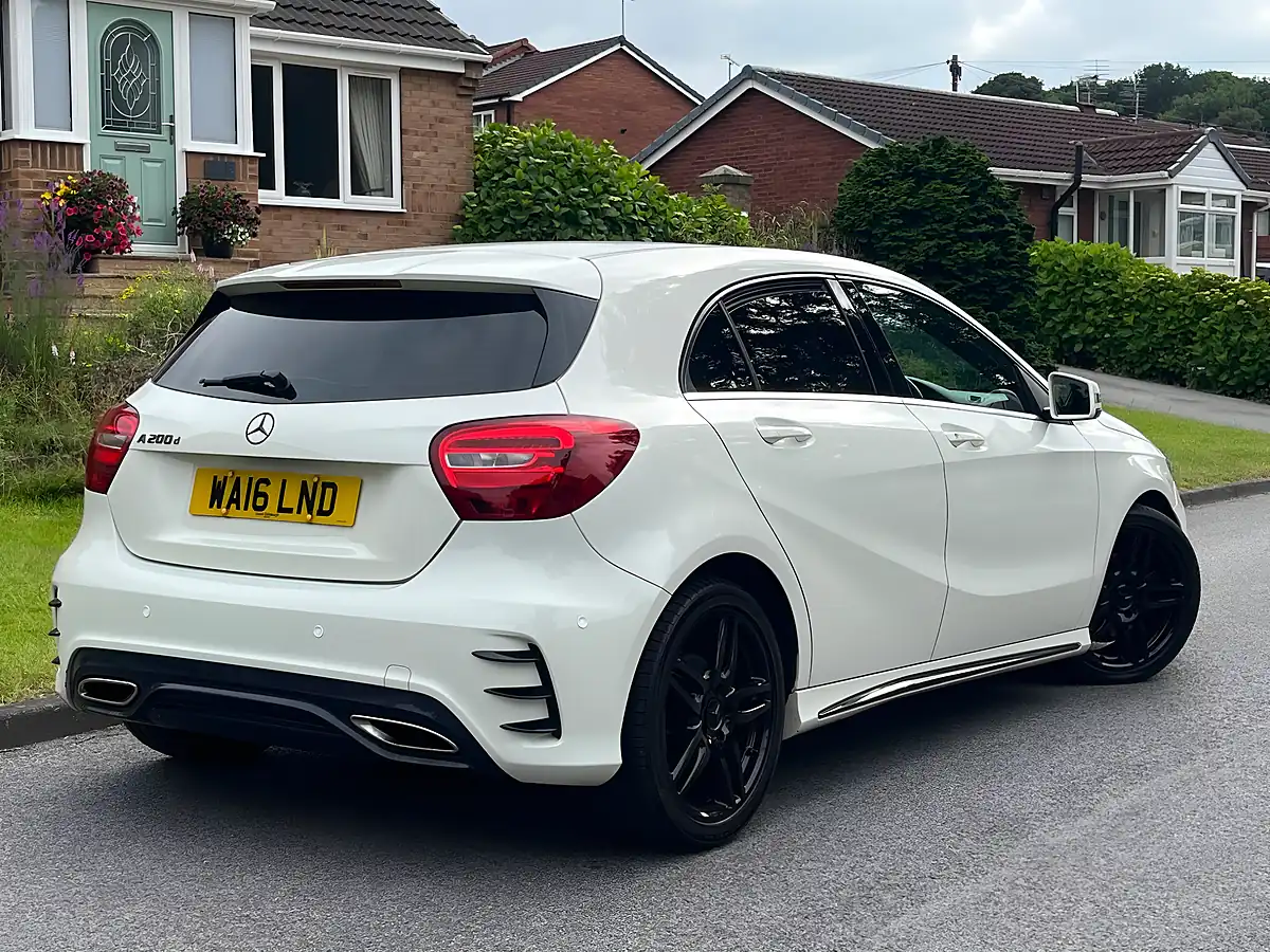 Used 2016 Mercedes a Class AMG Line White - Interior and Exterior details 2