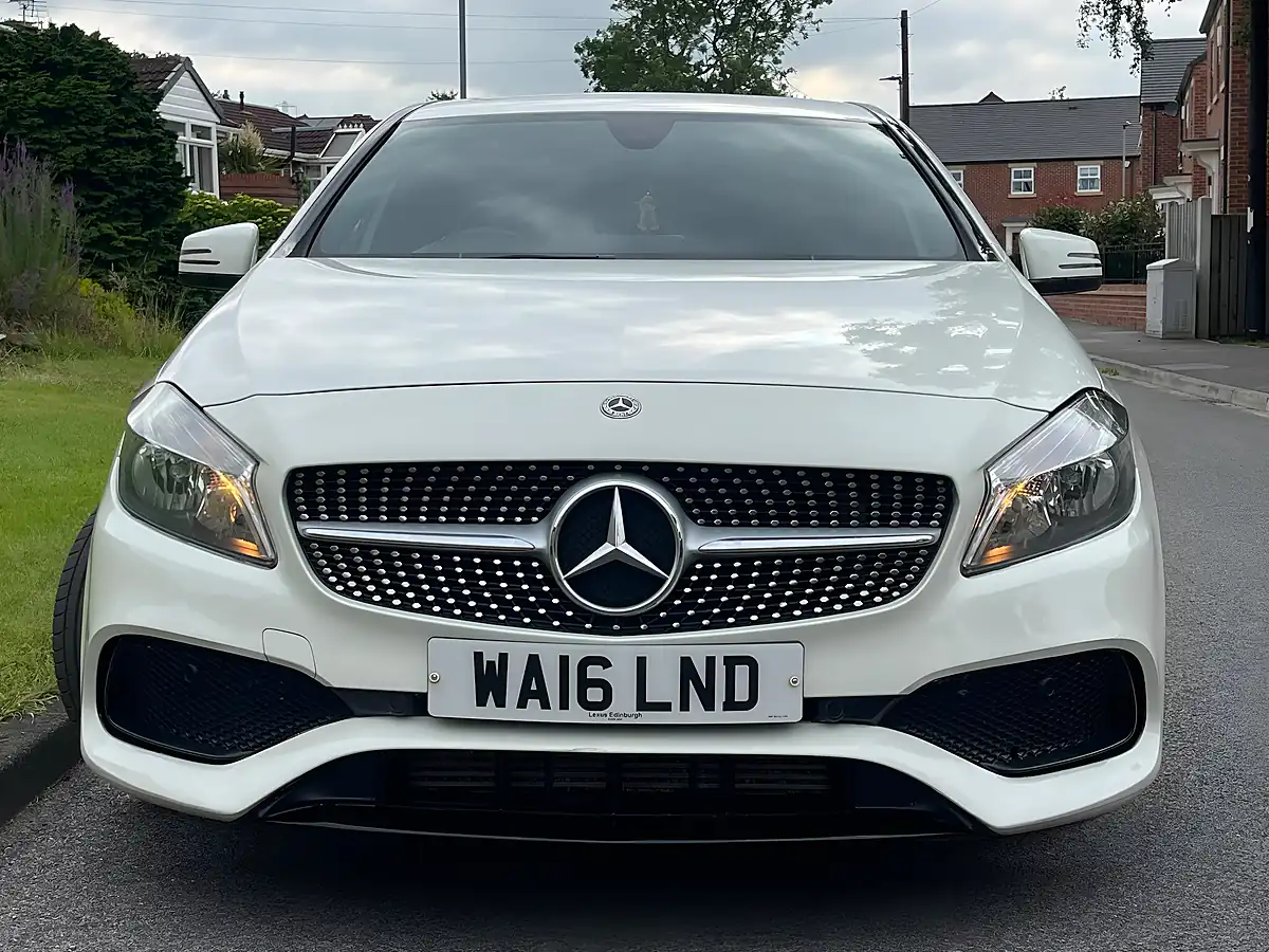 Used 2016 Mercedes a Class AMG Line White - Interior and Exterior details 9