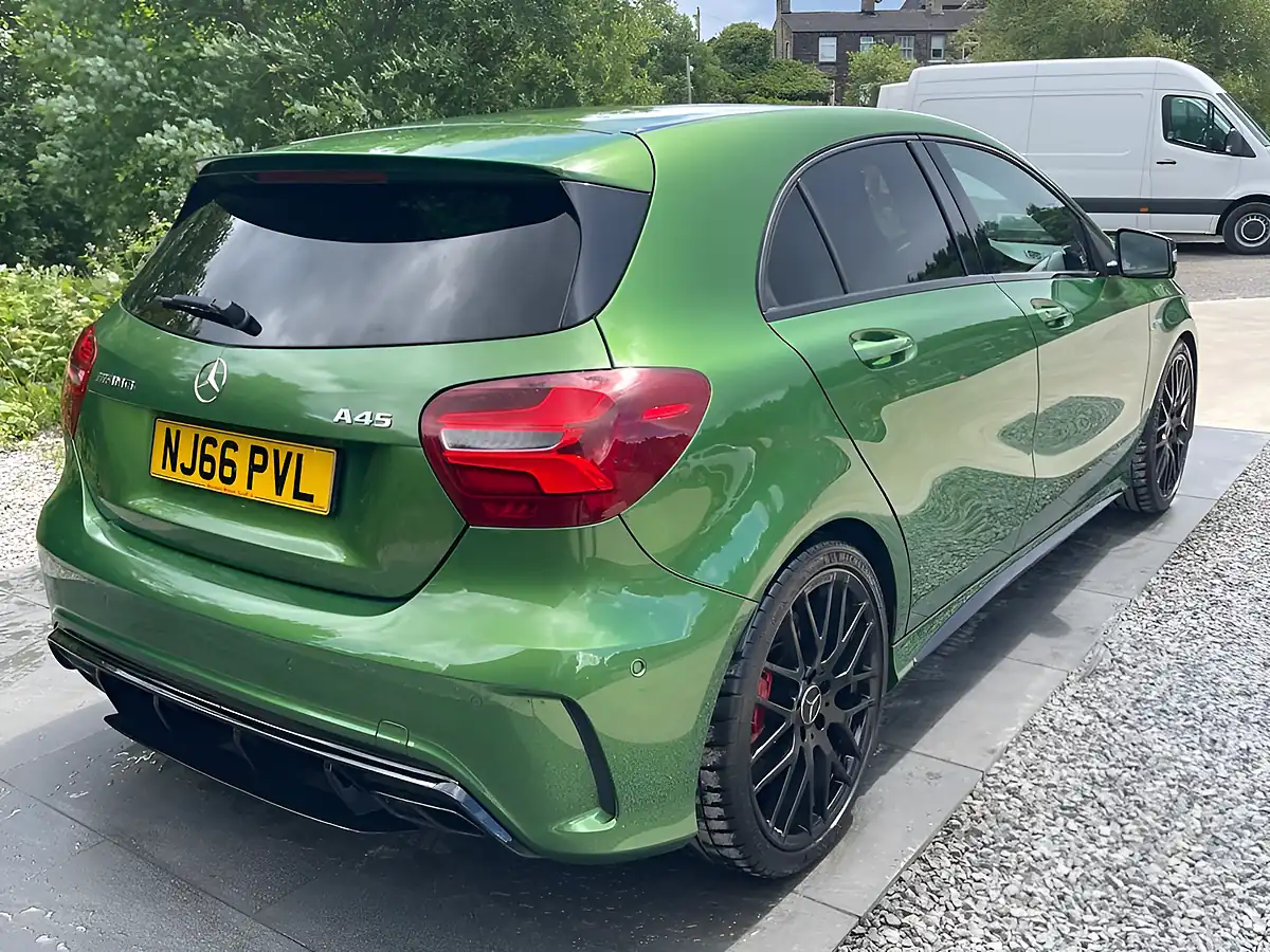 Used 2016 Mercedes-Benz a-Class A45 AMG Elbaite Green - Interior and Exterior details 15
