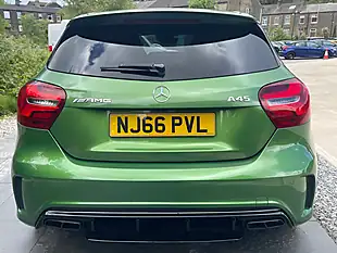 Used 2016 Mercedes-Benz a-Class A45 AMG Elbaite Green - Interior and Exterior details 16