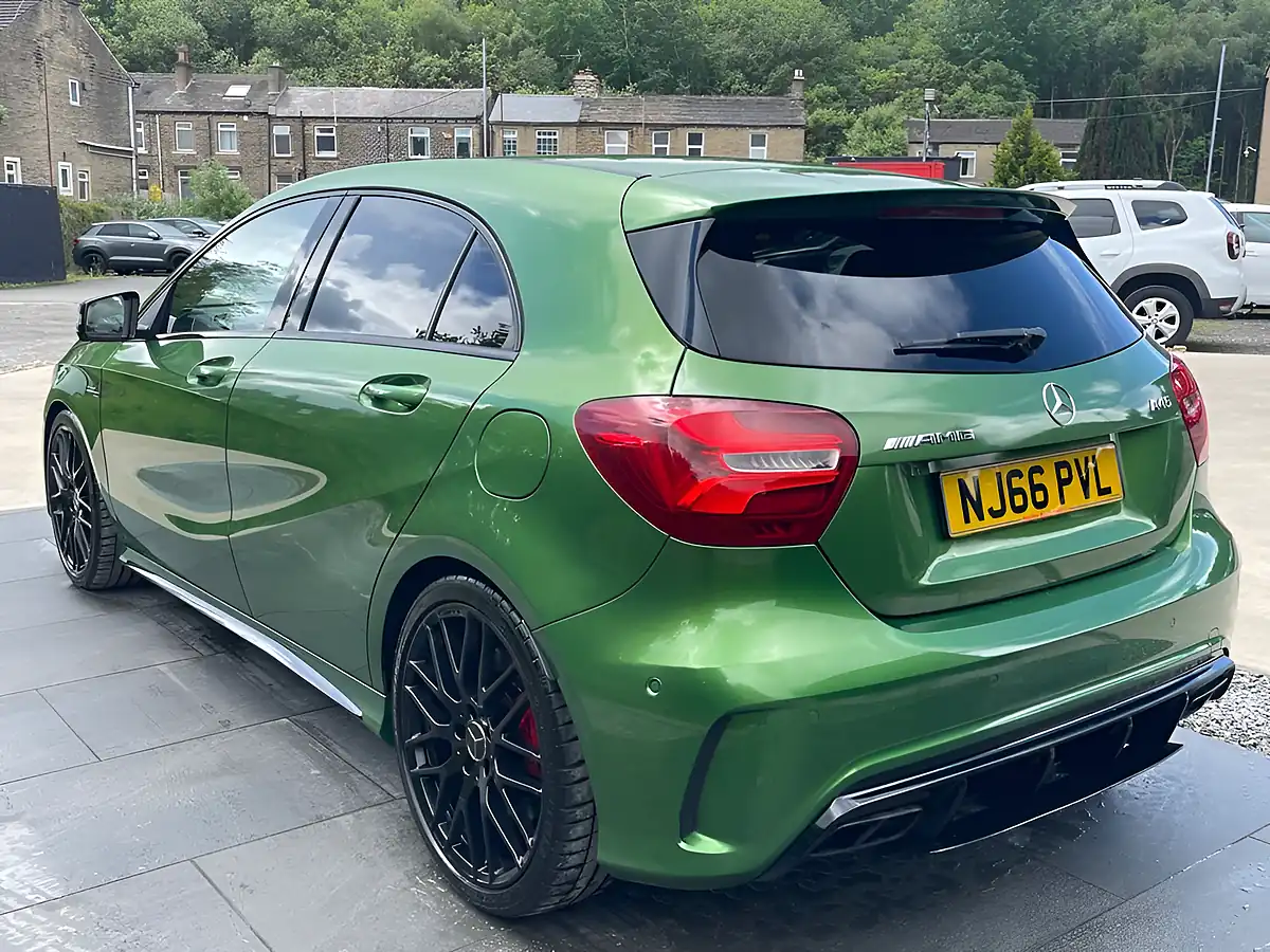 Used 2016 Mercedes-Benz a-Class A45 AMG Elbaite Green - Interior and Exterior details 18