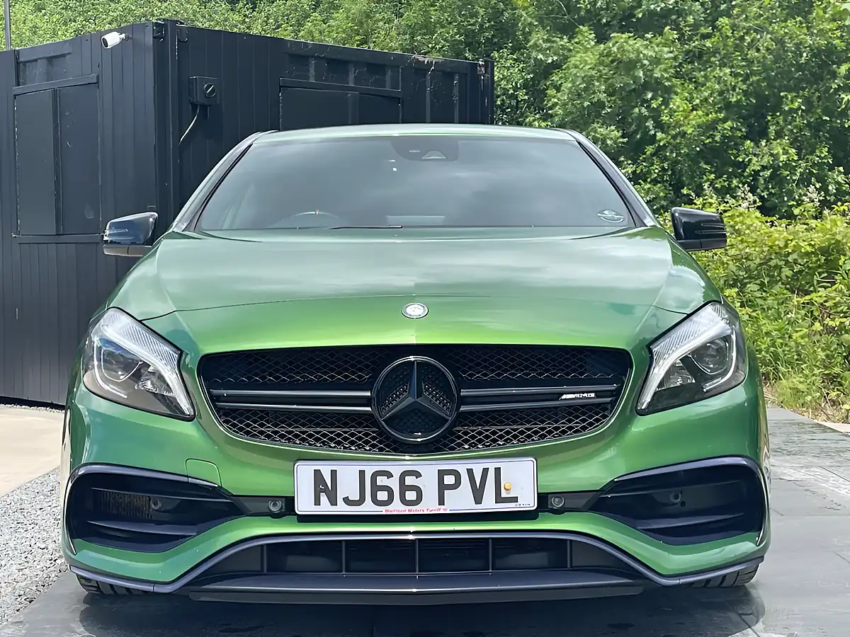 Used 2016 Mercedes-Benz a-Class A45 AMG Elbaite Green - Interior and Exterior details 2