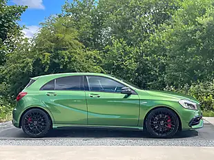 Used 2016 Mercedes-Benz a-Class A45 AMG Elbaite Green - Interior and Exterior details 3