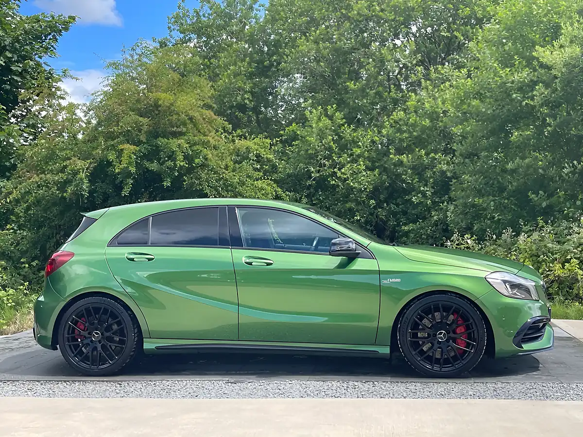 Used 2016 Mercedes-Benz a-Class A45 AMG Elbaite Green - Interior and Exterior details 3