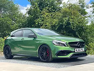 Used 2016 Mercedes-Benz a-Class A45 AMG Elbaite Green - Interior and Exterior details 5