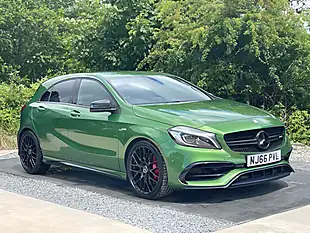 Used 2016 Mercedes-Benz a-Class A45 AMG Elbaite Green - Interior and Exterior details 9