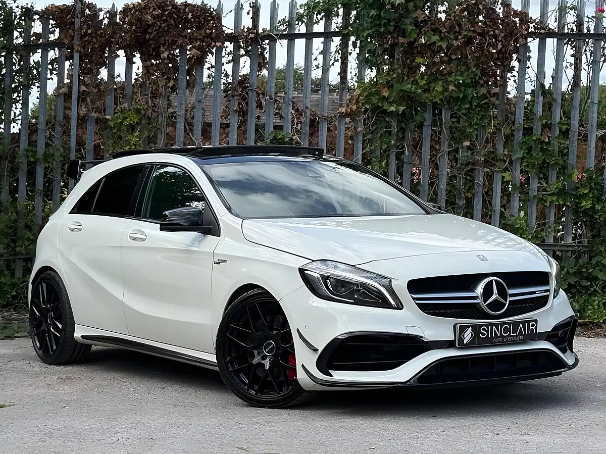 Used 2016 Mercedes-Benz a Class A45 AMG Grey - Front View