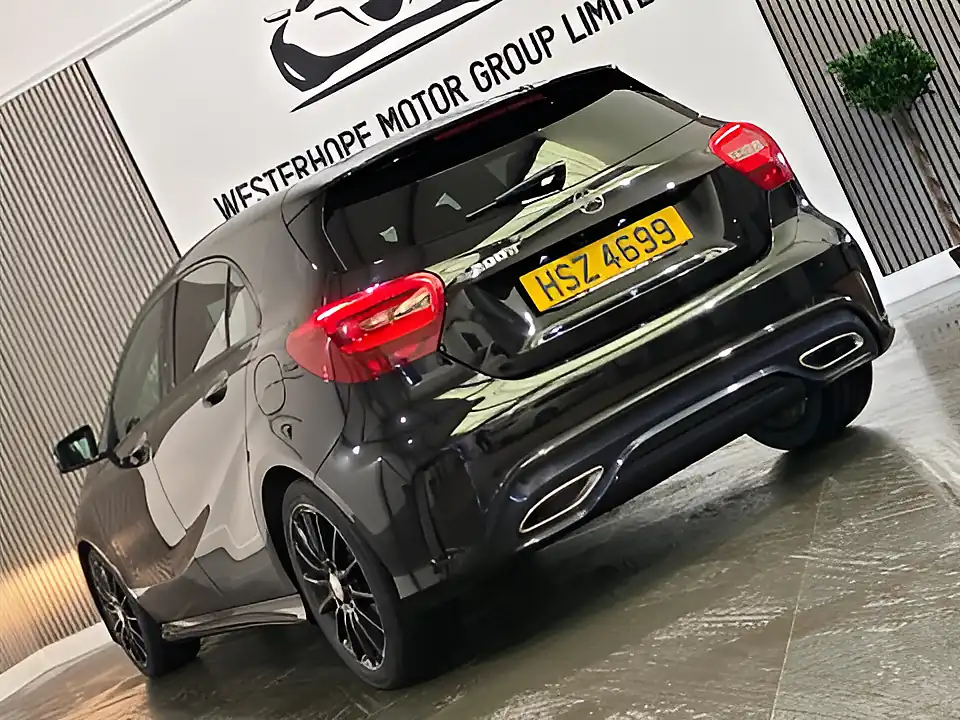 Used 2016 Mercedes-Benz a Class AMG Line Black - Interior and Exterior details 8