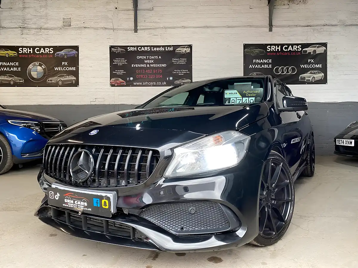 Used 2016 Mercedes-Benz a Class AMG Line Black - Interior and Exterior details 7