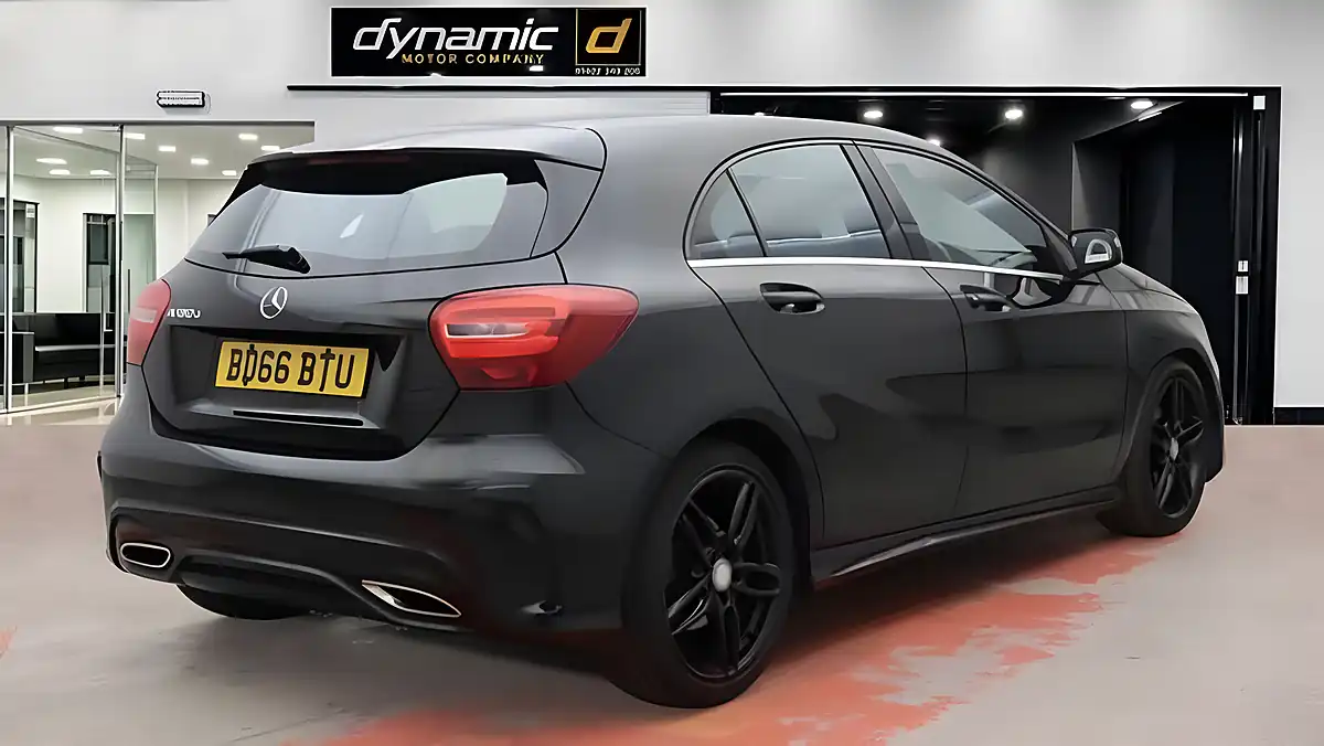 Used 2016 Mercedes-Benz a Class AMG Line Black - Interior and Exterior details 4