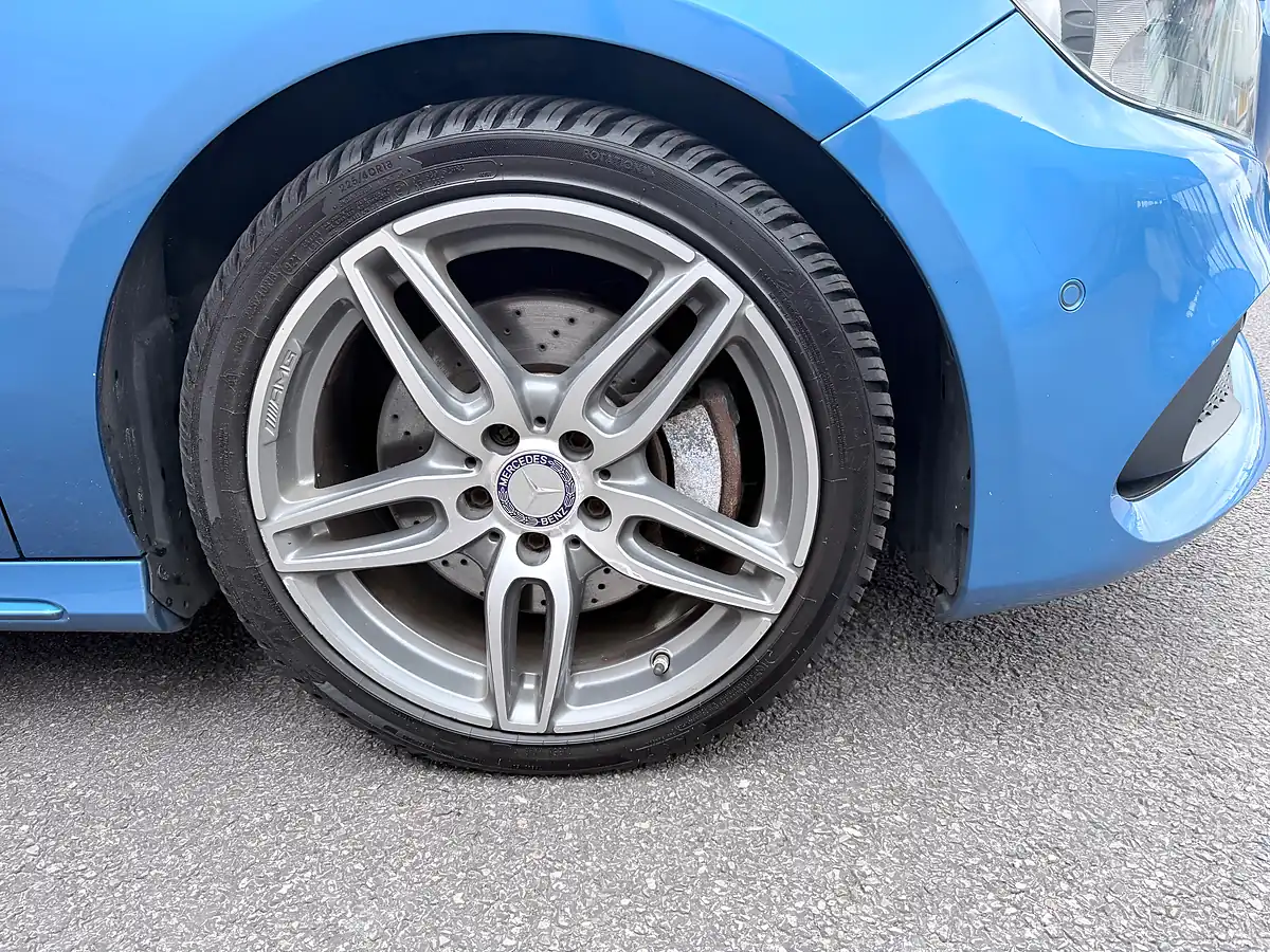 Used 2016 Mercedes-Benz a Class AMG Line Blue - Interior and Exterior details 13