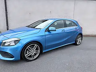 Used 2016 Mercedes-Benz a Class AMG Line Blue - Interior and Exterior details 3