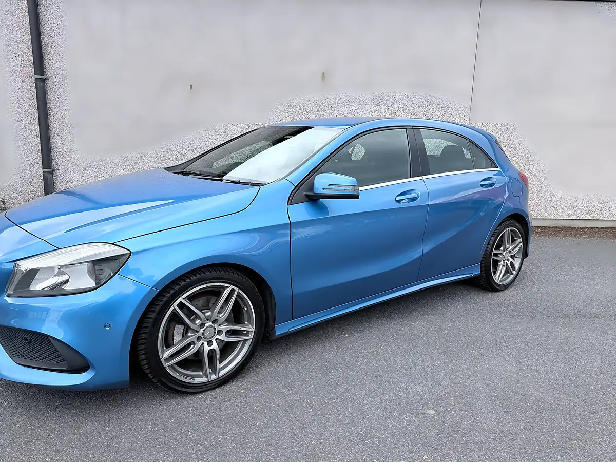 Used 2016 Mercedes-Benz a Class AMG Line Blue - Interior and Exterior details 3