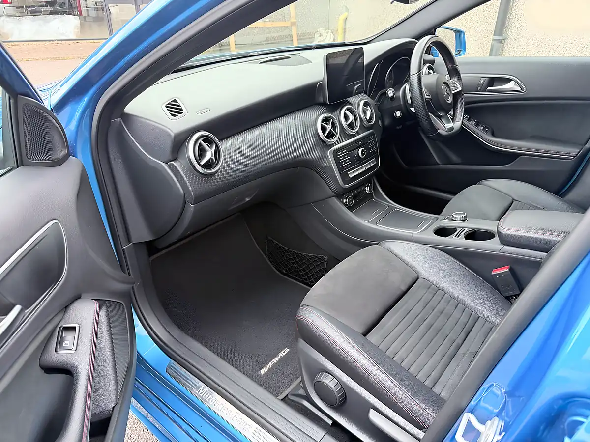 Used 2016 Mercedes-Benz a Class AMG Line Blue - Interior and Exterior details 5