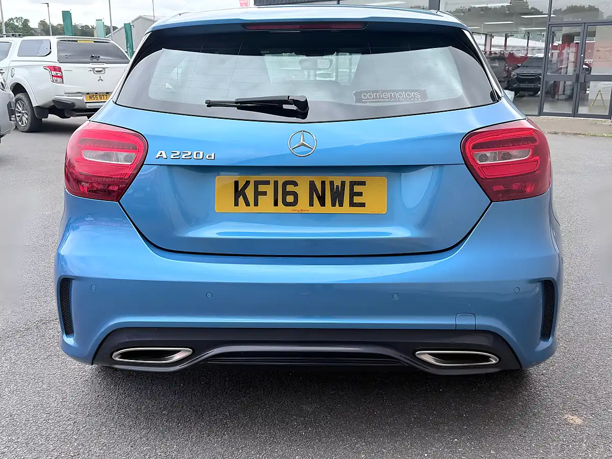 Used 2016 Mercedes-Benz a Class AMG Line Blue - Interior and Exterior details 7