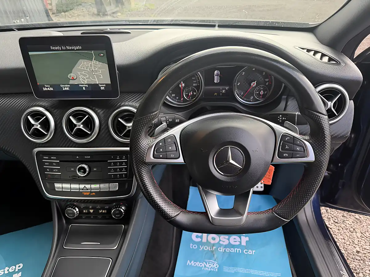 Used 2016 Mercedes-Benz a Class AMG Line Blue - Interior and Exterior details 13
