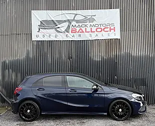 Used 2016 Mercedes-Benz a Class AMG Line Blue - Interior and Exterior details 4