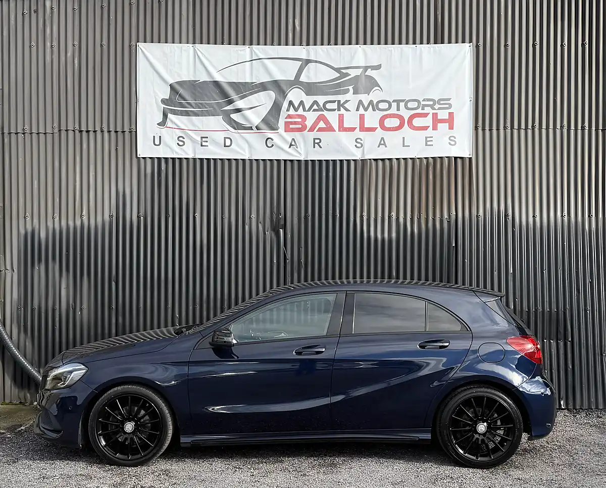 Used 2016 Mercedes-Benz a Class AMG Line Blue - Interior and Exterior details 8