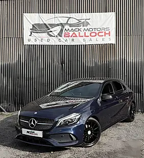 Used 2016 Mercedes-Benz a Class AMG Line Blue - Interior and Exterior details 9