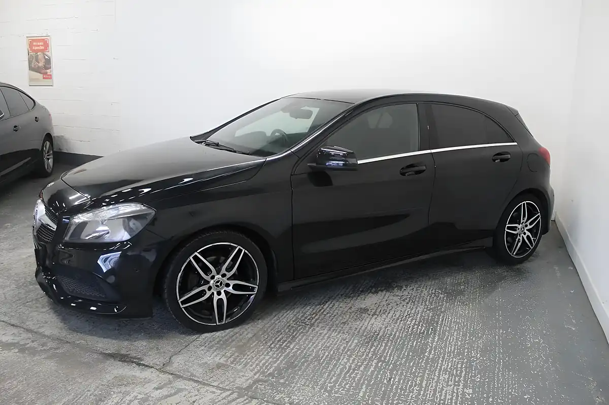 Used 2016 Mercedes-Benz a Class AMG Line Executive Black - Interior and Exterior details 4