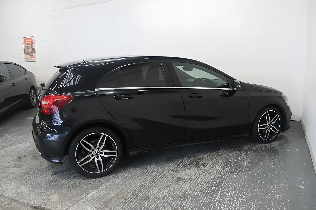 Used 2016 Mercedes-Benz a Class AMG Line Executive Black - Interior and Exterior details 8