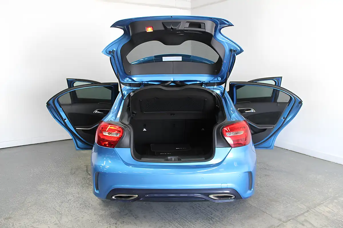 Used 2016 Mercedes-Benz a Class AMG Line Executive Blue - Interior and Exterior details 11