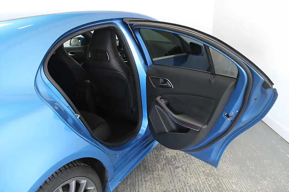 Used 2016 Mercedes-Benz a Class AMG Line Executive Blue - Interior and Exterior details 12