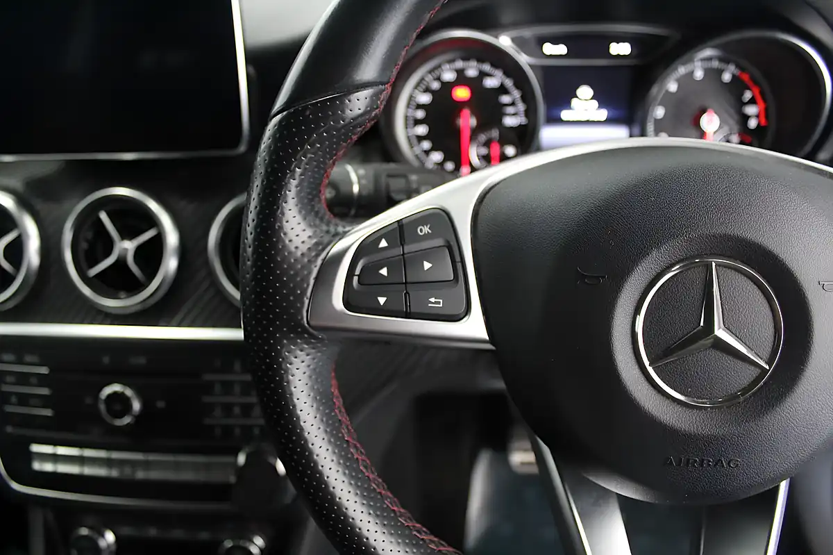 Used 2016 Mercedes-Benz a Class AMG Line Executive Blue - Interior and Exterior details 16