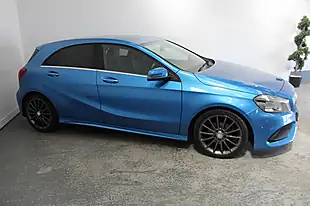 Used 2016 Mercedes-Benz a Class AMG Line Executive Blue - Interior and Exterior details 3