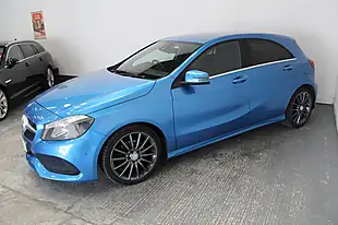 Used 2016 Mercedes-Benz a Class AMG Line Executive Blue - Interior and Exterior details 4