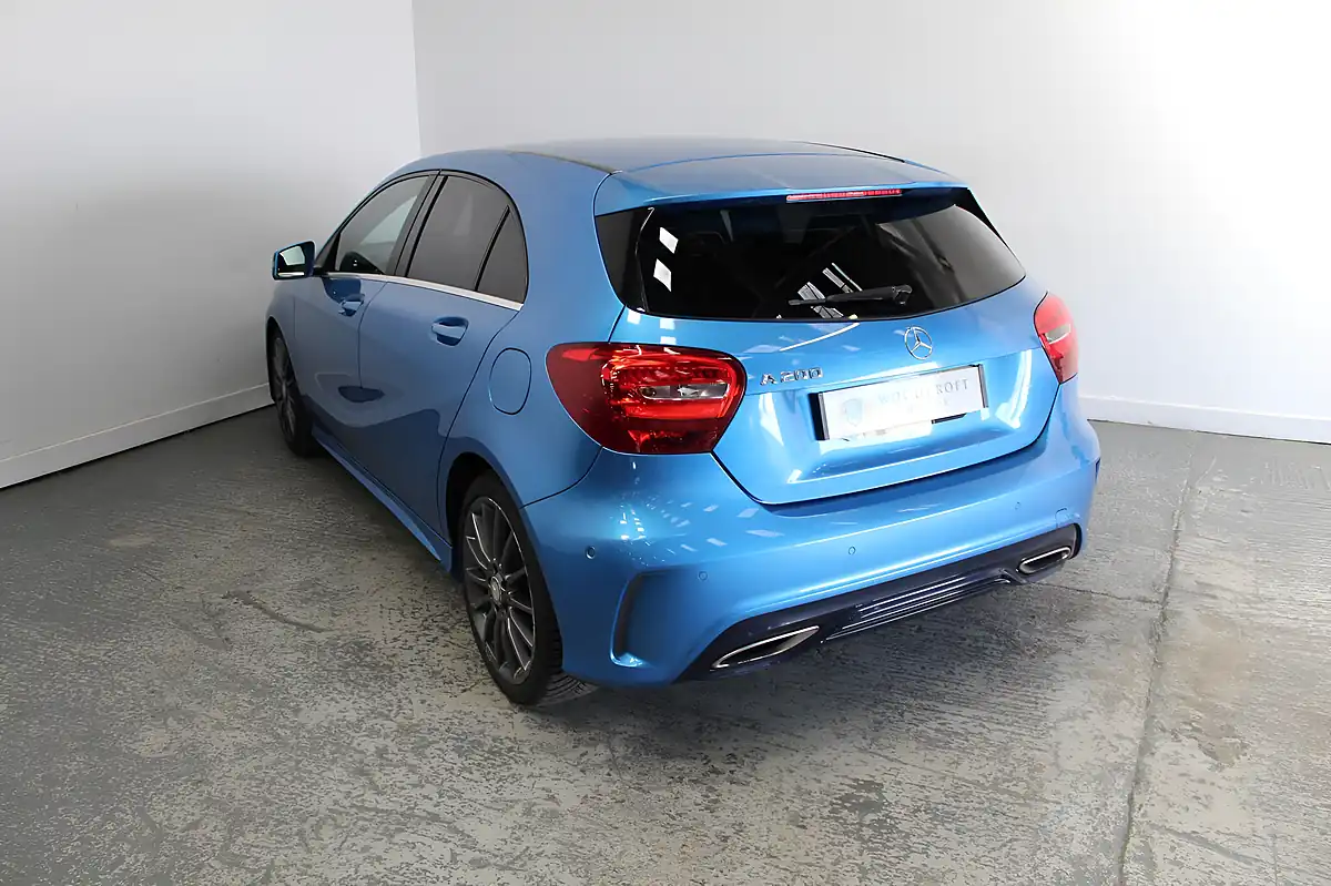 Used 2016 Mercedes-Benz a Class AMG Line Executive Blue - Interior and Exterior details 5
