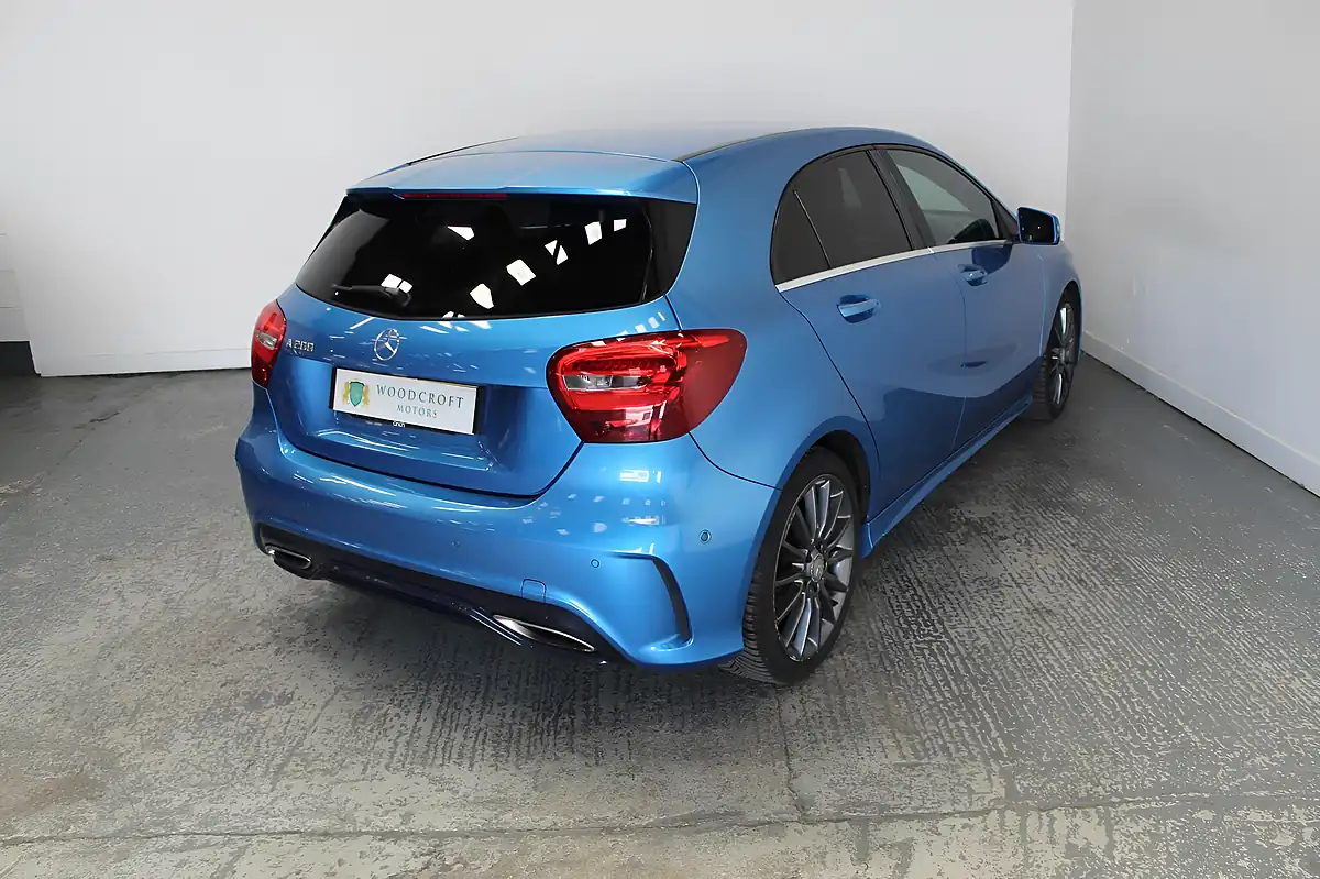 Used 2016 Mercedes-Benz a Class AMG Line Executive Blue - Interior and Exterior details 6