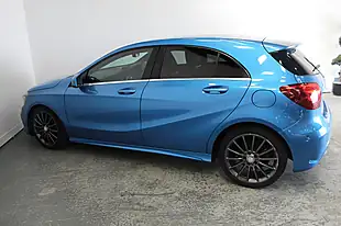 Used 2016 Mercedes-Benz a Class AMG Line Executive Blue - Interior and Exterior details 7