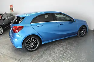Used 2016 Mercedes-Benz a Class AMG Line Executive Blue - Interior and Exterior details 8