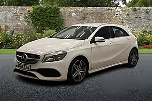 Used 2016 Mercedes-Benz a Class AMG Line (executive) White - Interior and Exterior details 3