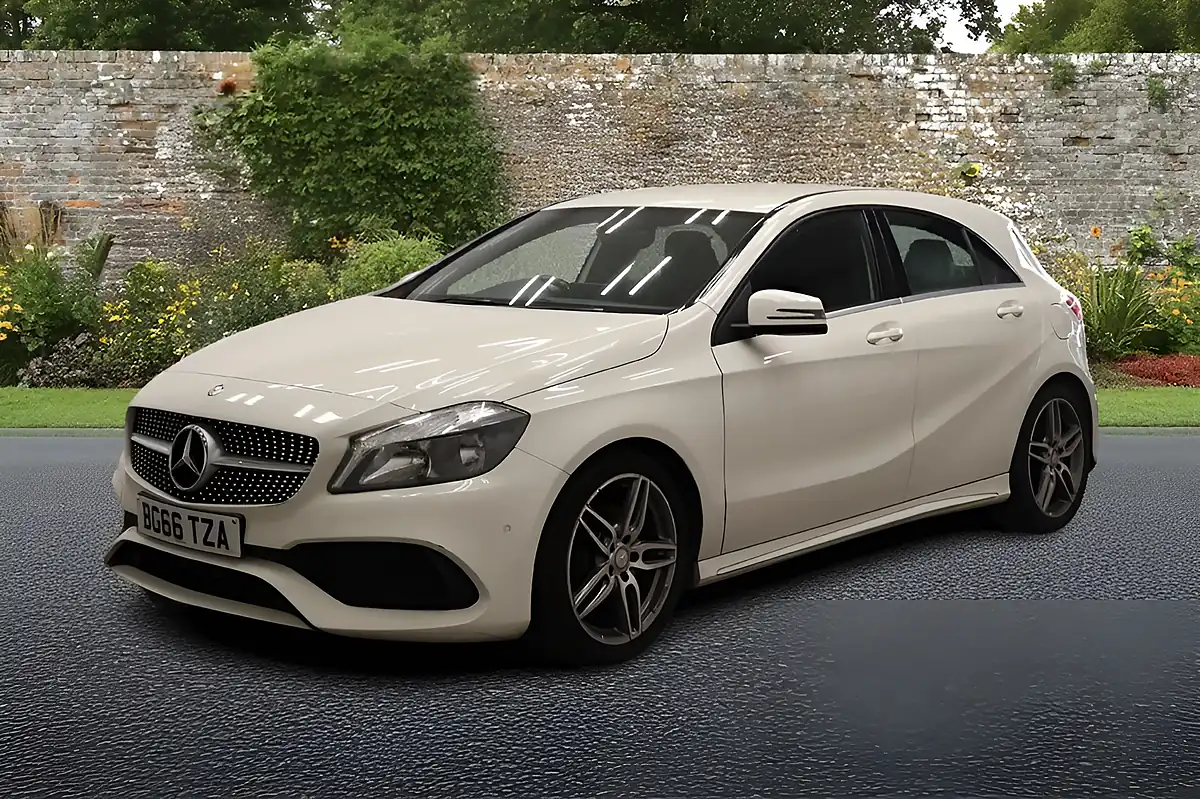 Used 2016 Mercedes-Benz a Class AMG Line (executive) White - Interior and Exterior details 3