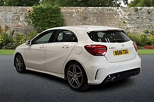 Used 2016 Mercedes-Benz a Class AMG Line (executive) White - Interior and Exterior details 4