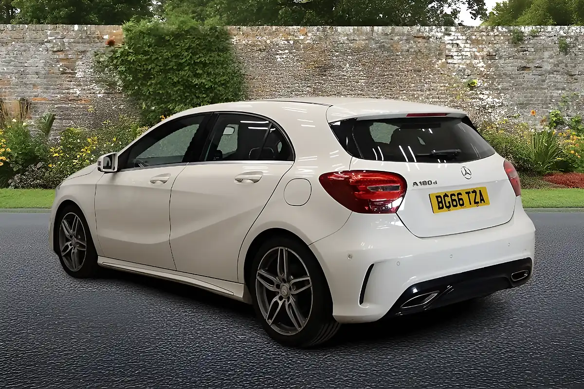 Used 2016 Mercedes-Benz a Class AMG Line (executive) White - Interior and Exterior details 4