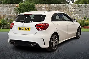 Used 2016 Mercedes-Benz a Class AMG Line (executive) White - Interior and Exterior details 6